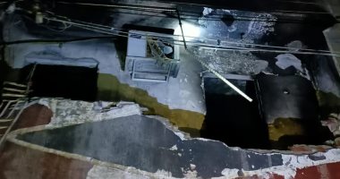 إصابة 4 أشخاص فى انفجار أسطوانة بوتاجاز بقنا.. صور