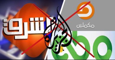 تحريض وفيديوهات مفبركة حصيلة محتوى قناة الجزيرة وأخواتها.. ضبط طائرة تجسس بحوزة مذيعة القناة ريم جبارة فى مطار القاهرة أبرز الوقائع.. المذيعة سعت لإنتاج مقاطع مصورة مزيفة.. وإعلاميو التنظيم سوابق فى التحريض