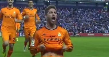 ريال مدريد يحتفل بتسجيل راموس 98 هدفا فى 16 موسمًا مع الملكى