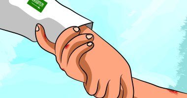 كاريكاتير صحيفة سعودية.. السعودية الداعم الأكبر للدول المنكوبة بالعالم