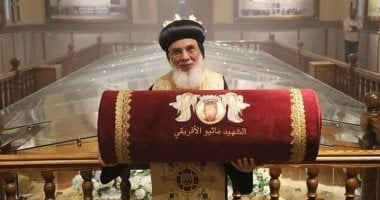 مصلحة الطب الشرعى تسلم الكنيسة رفات أحد شهداء الأقباط فى ليبيا