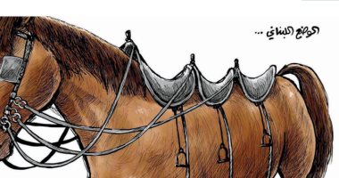 كاريكاتير صحيفة سعودية يسلط الضوء على تقسيم السلطة فى لبنان