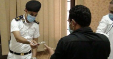 صور..حقوق إنسان الداخلية تزور أقسام الشرطة بالمنوفية