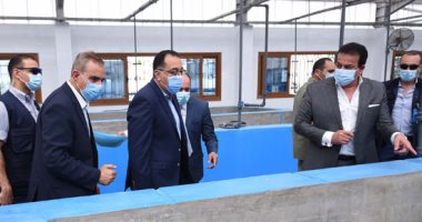 رئيس الوزراء يتفقد كلية علوم الثروة السمكية والمصايد بجامعة كفر الشيخ