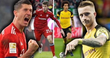 التشكيل الرسمى لكلاسيكو بايرن ميونخ ضد دورتموند بكأس السوبر الألمانى