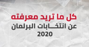 كل ما تريد معرفته عن انتخابات البرلمان 2020.. إنفوجراف