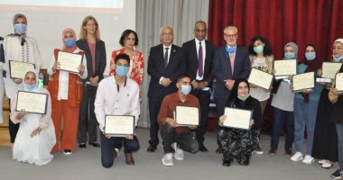 التعليم تكرم الطلاب الفائزين فى المسابقة الفنية للتوعية بمخاطر الهجرة غير الشرعية