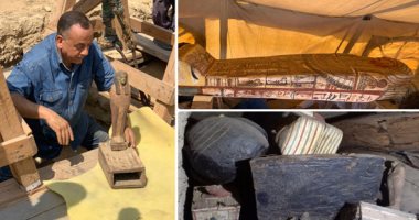 سقارة تجذب أنظار العالم.. وزير السياحة والآثار يعلن غدا كشفا أثريا جديدا.. يتضمن 27 تابوتا خشبيا ملونا من الأسرة الـ26 يعود إلى أكثر من 2500 عاما.. الكشف يعتبر الأكبر فى 2020 ويفوق فى محتوياته "خبيئة العساسيف"