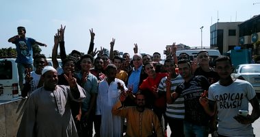 أبناء القليوبية يشاركون باحتفالات نصر أكتوبر بالمنصة لدعم الدولة والرئيس.. صور