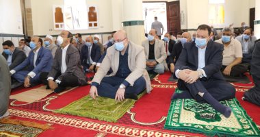 محافظ بنى سويف يفتتح مسجد المصطفى بمدينة الفشن .. صور 