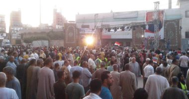 الآلاف يشاركون باحتفالات نصر أكتوبر ودعم الدولة والرئيس بالمنوفية.. صور