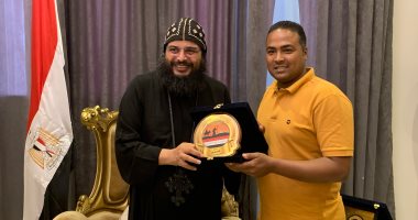 مطرانية البحر الأحمر تكرم اليوم السابع لنشرها الإعلام الواعى ومحاربة الشائعات.. صور