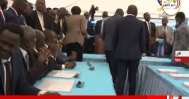بدء الاحتفال بالتوقيع على اتفاق السلام بين حكومة السودان وحركات الكفاح المسلح