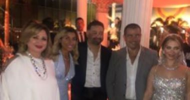 لقطات من حفل زفاف أمير شاهين "زغروطة" إلهام و"هزار" هانى سلامة مع العريس 