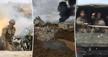 رغم إعلان باكو وبريفيان استعدادهما لوقف القتال.. أرمينيا تتهم أذربيجان باستخدام الطيران بمعارك بقره باغ.. والرئيس الأذربيجانى يعلن سيطرة بلاده على مدينة حدودية.. ومسلمو روسيا يدعون لوقف إراقة الدماء بكاراباخ