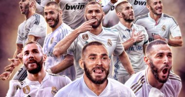 كريم بنزيما يصل للهدف 250 مع ريال مدريد