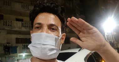 تحدى الكمامة .. سعد الصغير يشارك فى ارتدائها: "لابد منها علشان نحمى نفسنا"