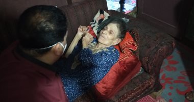 أول صور للسيدة "جازية" المحبوسة في منزل ابنها بعد القبض عليه بطنطا