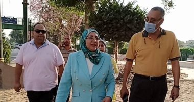 نائبة محافظة القاهرة تتفقد أعمال تطوير كوبرى المانسترلى.. صور