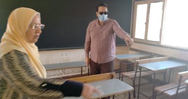 وكيل تعليم الغربية يتفقد مدارس إدارة شرق طنطا استعدادا للعام الدراسى الجديد