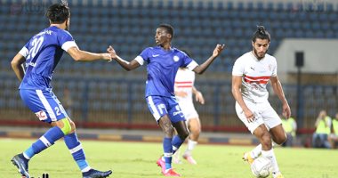 انتهاء الشوط الأول بين الزمالك وسموحة فى الكأس بالتعادل السلبي