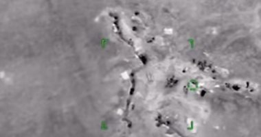 البنتاجون ينشر فيديو قصف موقع الحشد الشعبي على الحدود العراقية السورية
