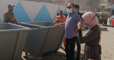 رفع تراكمات القمامة وكنس الأتربة خلال حملة نظافة مكبرة بالمحلة.. صور 