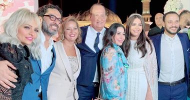 بوسى تحيى عقد قران أحمد خالد صالح وهنادى مهنى