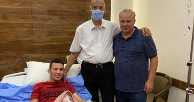 صور.. محمد شوقى غريب يجرى جراحة الرباط الصليبى ويغيب عن الملاعب 5 شهور