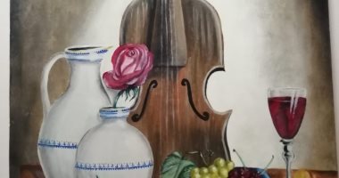 طبيبة بيطرية من الغربية تبدع فى أعمال الرسم وتحصد العديد من الجوائز "صور"
