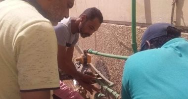 مياه الشرب بأسوان تشن حملة على الممتنعين عن السداد.. صور