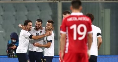 إيطاليا يدمر شباك مولدوفا بخماسية فى الشوط الأول.. فيديو