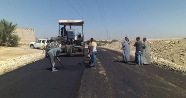 صور.. مدينة إسنا تعلن العمل على قدم وساق بالمشروعات القومية ورصف الطرق بمجلس قروى الشغب