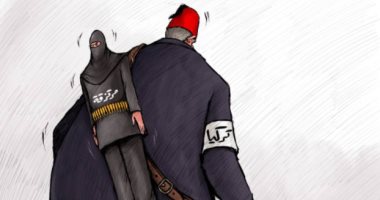 كاريكاتير صحيفة إماراتية: تركيا تنقل المرتزقة إلى أذربيجان
