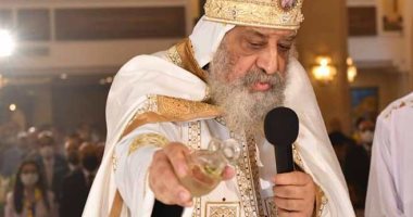 البابا تواضروس يُدشن كنيسة ما رجرجس الشاطبى بالإسكندرية اليوم