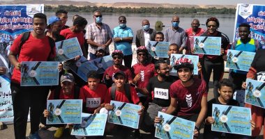 انطلاق مارثون للدراجات فى أسوان بمناسبة ذكرى انتصارات أكتوبر.. صور
