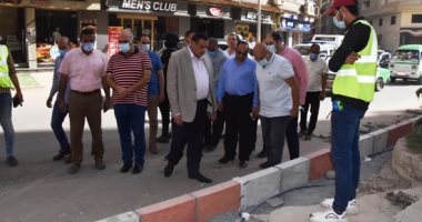 محافظ البحيرة يتابع أعمال تطوير شارع عبد السلام الشاذلى بدمنهور .. صور