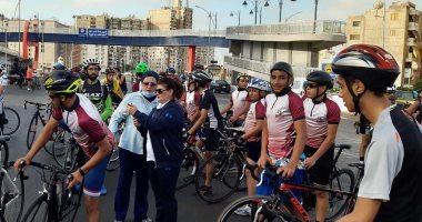 انطلاق ماراثون للدراجات الهوائية فى الإسكندرية احتفالا بنصر أكتوبر.. فيديو