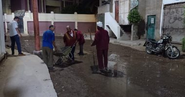 أعمال تطوير ورفع كفاءة الإنارة وحملات نظافة ليلية بمصيف بلطيم فى كفر الشيخ .. صور