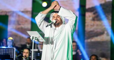 حسين الجسمى بعد حفله فى الجلالة: تبادلنا المحبة كعادتنا أنا وحبيبتى مصر.. صور