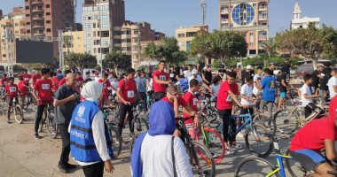 تكريم المتسابقين فى مارثون الدراجات بالإسماعيلية احتفالا بنصر أكتوبر.. صور  