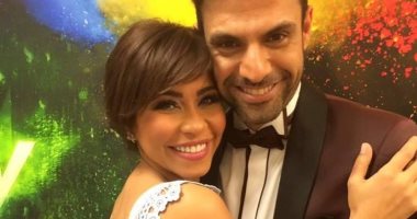 أمير طعيمة يحتفل بعيد ميلاد شيرين عبد الوهاب بصورة تجمعهما