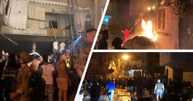 "لبنان يعانى من جديد".. قتلى وجرحى فى انفجار ضخم لخزان وقود هز العاصمة بيروت.. الجيش يطوق محيط الحادث بالطريق الجديدة ويفرق الأهالى.. والحماية المدنية تنتشل أطفال على قيد الحياة من تحت الأنقاض.. صور