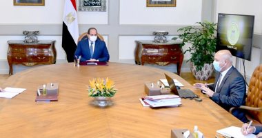 السيسى يوجه بدعم المخصصات المالية اللازمة لمشروعات وزارة النقل لإتمام خططها الحالية المستقبلية.. كامل الوزير يستعرض مشروعات المحاور الرئيسية المتكاملة على نهر النيل والقطار الكهربائي السريع بين السخنة والعلمين