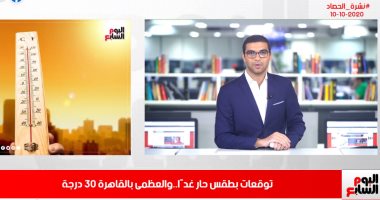 نشرة الحصاد من تليفزيون اليوم السابع..السيسى يفتتح معرض تراثنا..الأزهر تعتمد نتيجة التنسيق..إصابات كورونا تقفز عالميًا..ورسائل هامة لترامب فى خطابه للأمريكيين..وصلاح يتصدر قائمة الأكثر صناعة للفرص بالبريميرليج