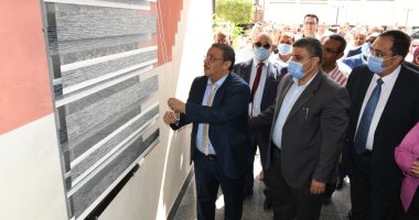 إفتتاح المبنى التعليمى الجديد لكلية التجارة بجامعة القناة