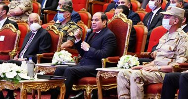 السيسي: مسلسل الاختيار حمل صدقا حقيقيا ورسالته كانت لمصر والخارج أيضا