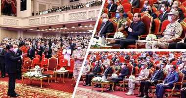 رسائل قوية من السيسى بالندوة التثقيفية للقوات المسلحة.. الرئيس: لا يمكن هزيمة مصر بحرب من الخارج ولن نتصالح مع من يريد هدم بلدنا.. أنا لا ببيع وهم ولا بجامل ولا بضحك على حد..ما حققناه فى6 سنوات تجاوز عمل 20عاما