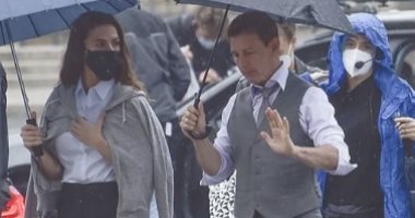 توم كروز فى صور جديدة من كواليس Mission Impossible 7 بشوارع روما