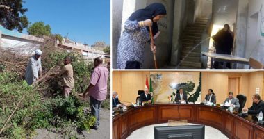 مديرون ومعلمون ينظفون المدارس استعدادا للعام الدراسى الجديد بالمحافظات.. مديرة مدرسة بالأقصر تمسح الفصول بـ"المساحة والخرطوم".. ومعلمو البحر الأحمر يشاركون فى تهذيب الأشجار وتخطيط لوحات جمالية وعلمية.. صور